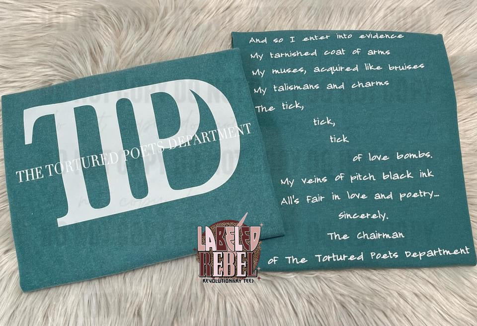 TTPD lyrics (front and back)